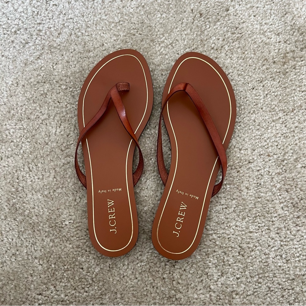 J. Crew Italian Leather Sandals